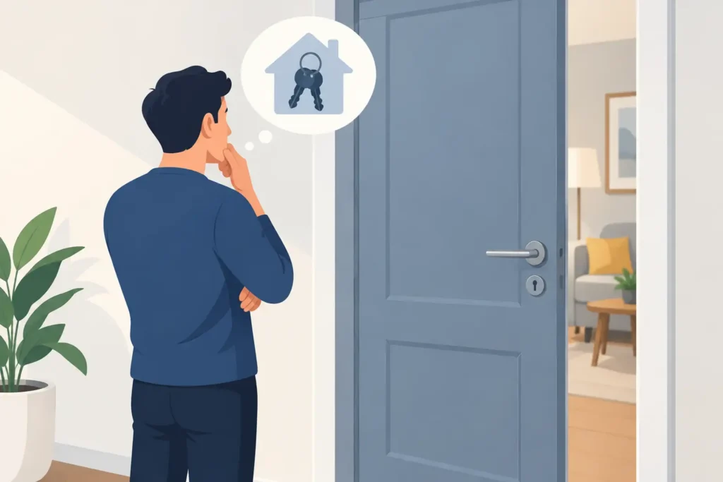 Porte fermée, clés à l'intérieur : que faire ?